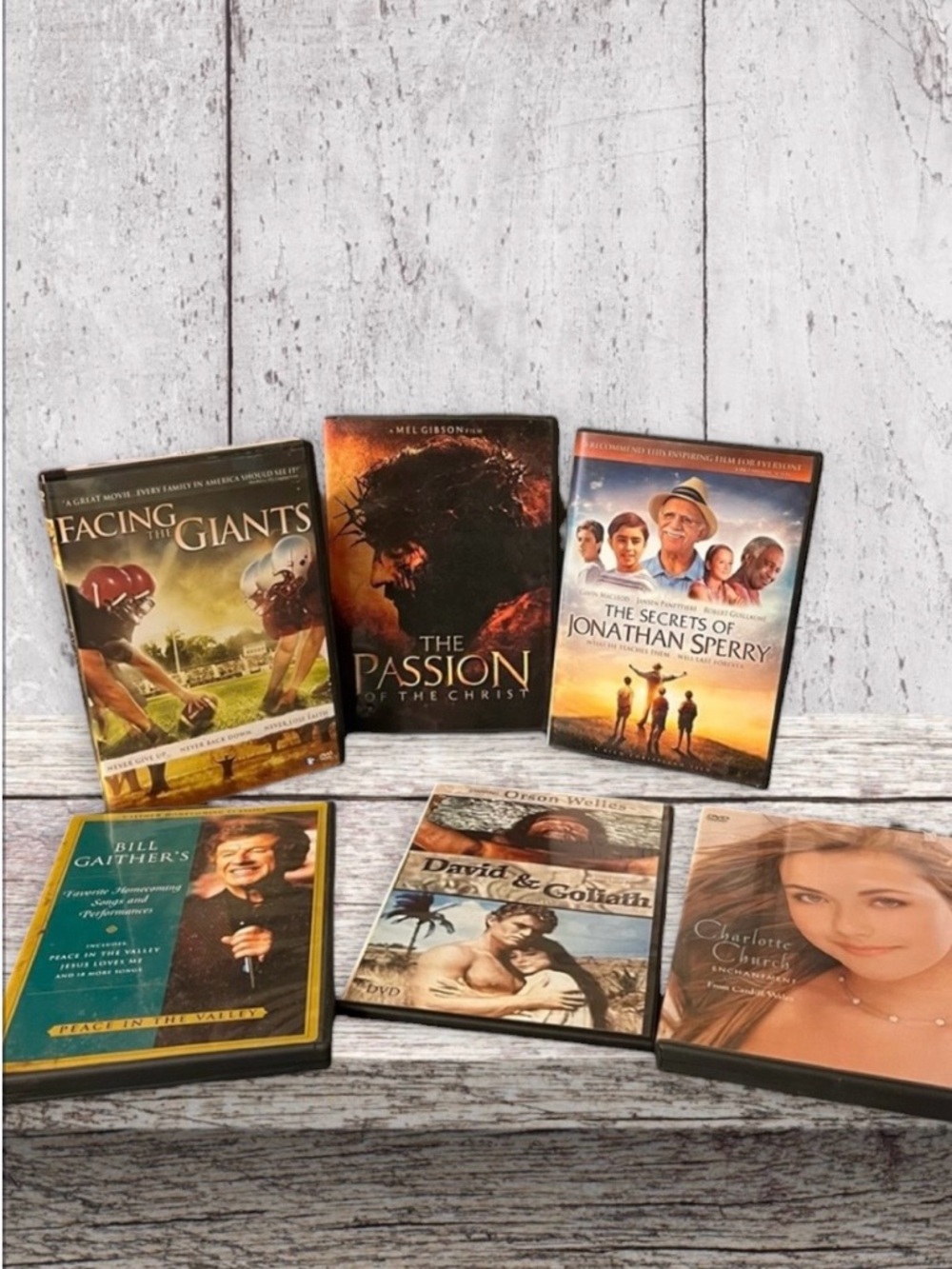 6 faith based DVDs